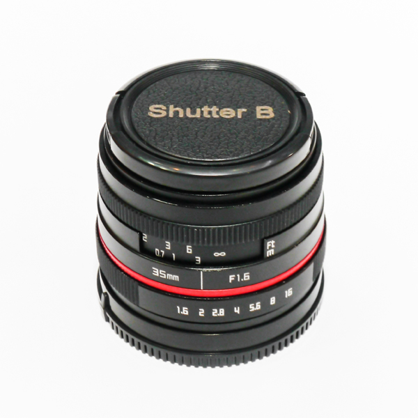 Lens Shutter B 35mm F1.6 Manual Focus For Micro43